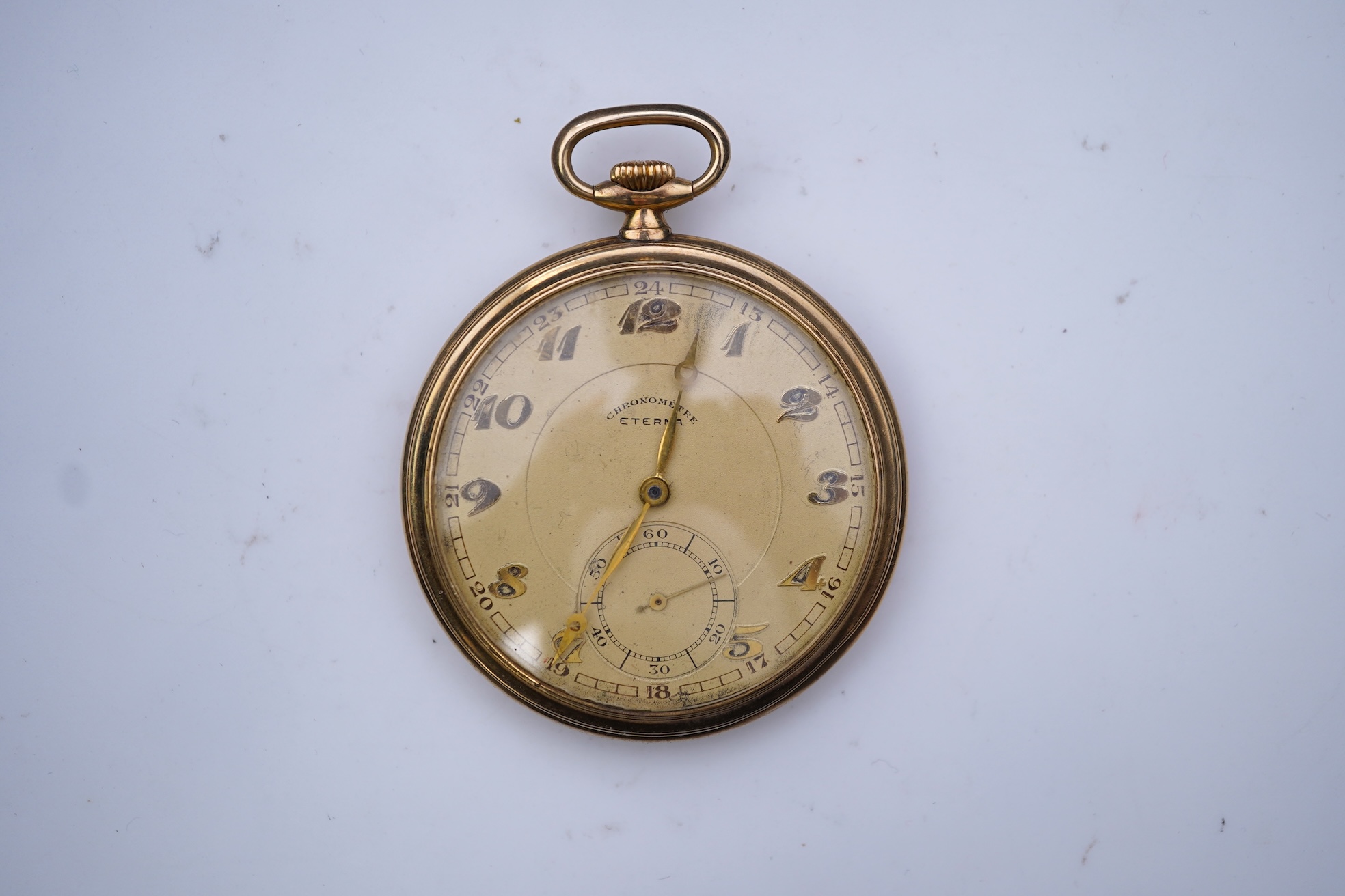 Eterna, an Art Deco pocket watch, 1930s